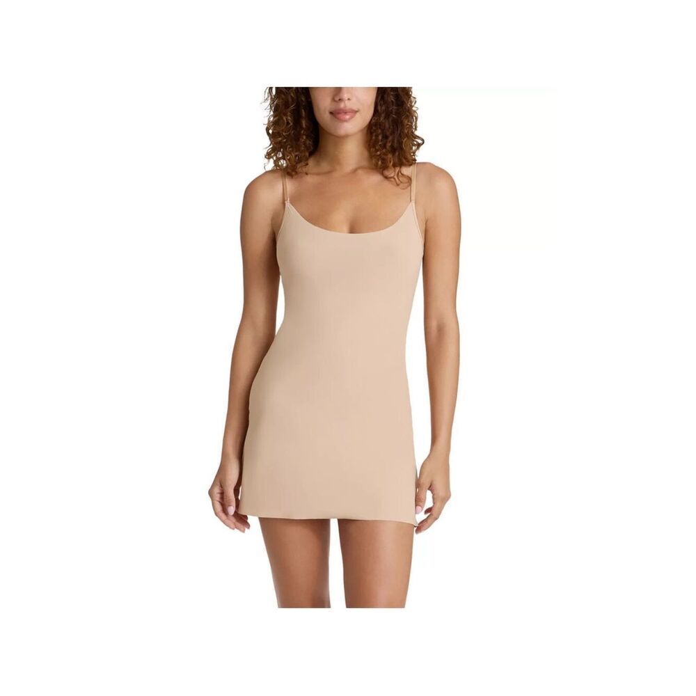 Commando Mini Cami Slip Beige Stretch Adjustable Straps S/M $88